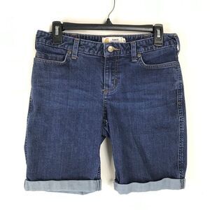 Carhartt Slim Fit Layton Bermuda Short Women's Size 6 Skinny Leg Stretch Denim